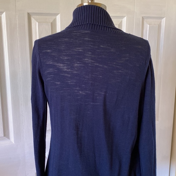 Banana Republic Shawl Collar slub cotton cardigan size M - Picture 4 of 6